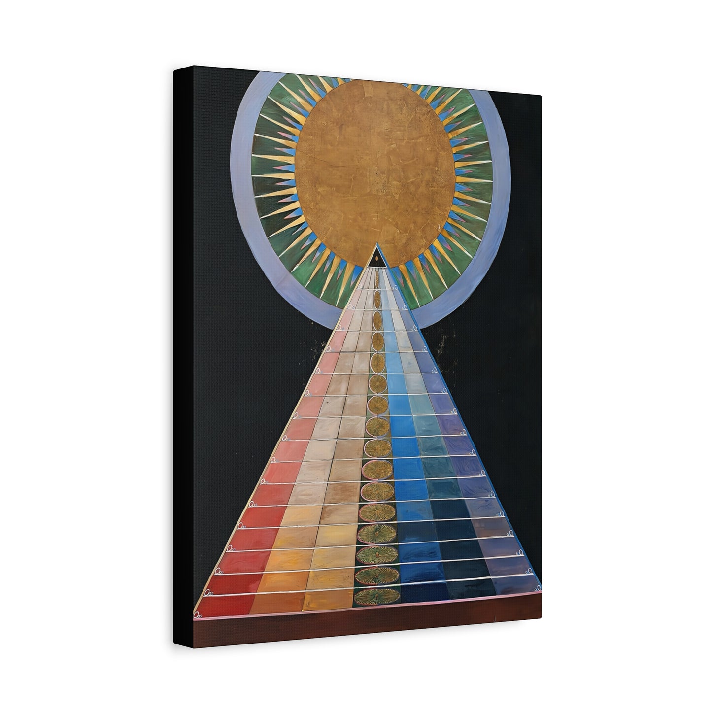 Altarpiece No. 1 Group X (1915) by Hilma af Klint / Reproduction Fine Art sur Toile / Epaisseur 3.2 cm - 1.25 inch