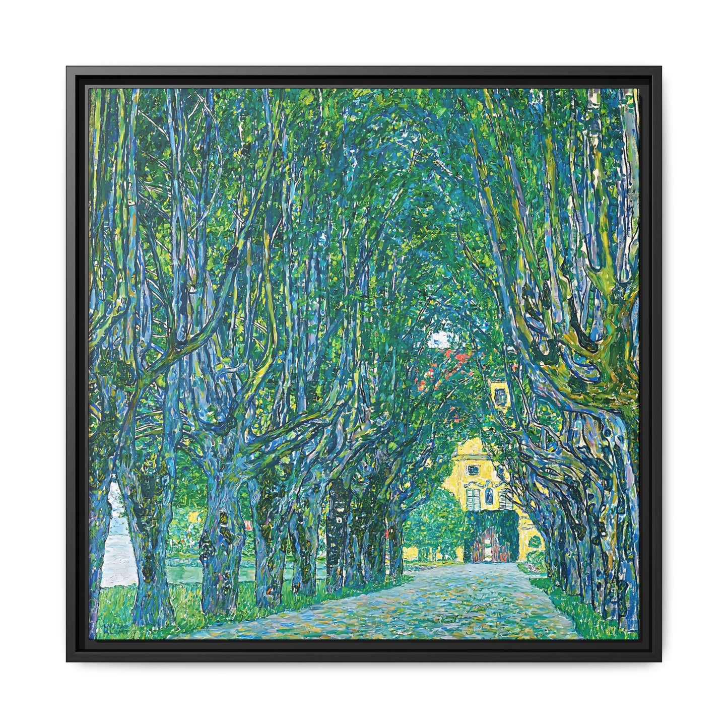 Avenue to the Kammer Castle (1912) by Gustav Klimt / Toile encadrée sur caisse américaine