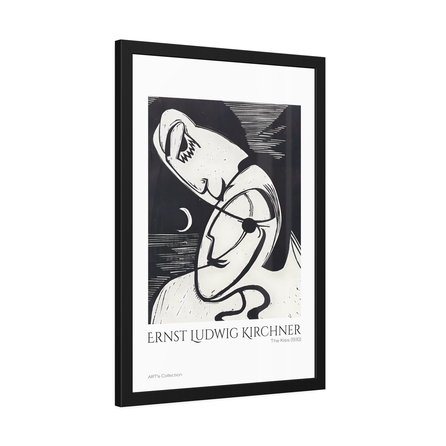 The Kiss (1930) by Ernst Ludwig Kirchner / Affiche Encadrée série ART's Collection