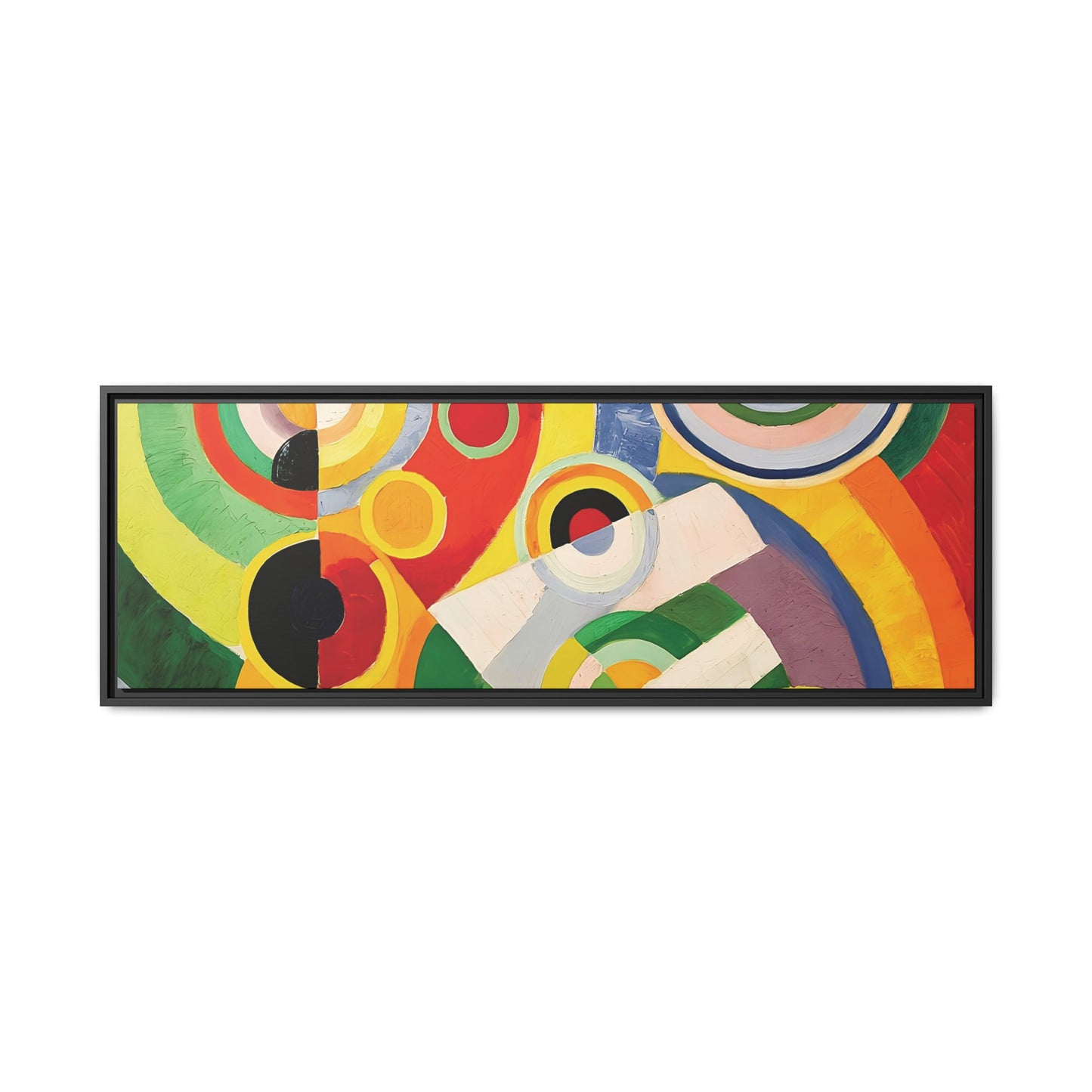 Rythme, Joie de vivre (1930) by Robert Delaunay / Toile encadrée sur caisse américaine