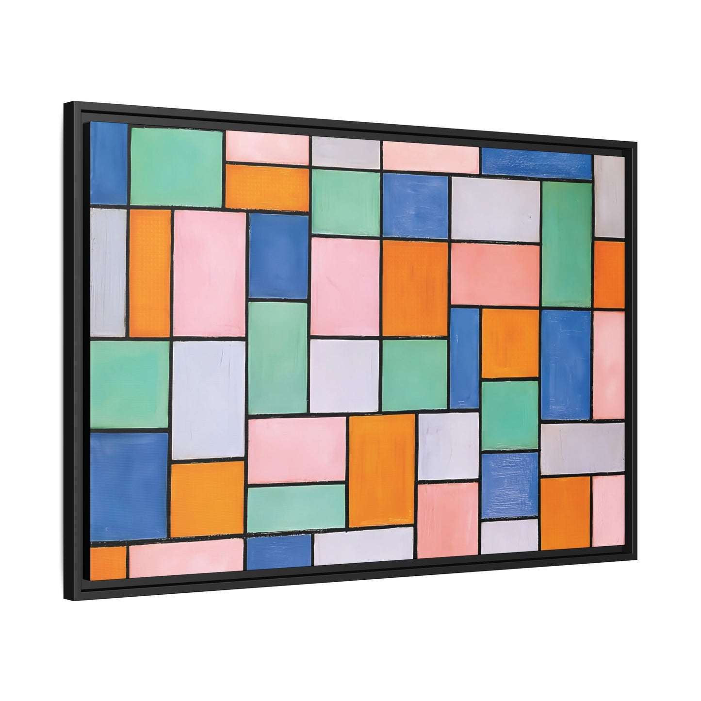 Composition in dissonances (1919) by Theo van Doesburg / Toile encadrée sur caisse américaine