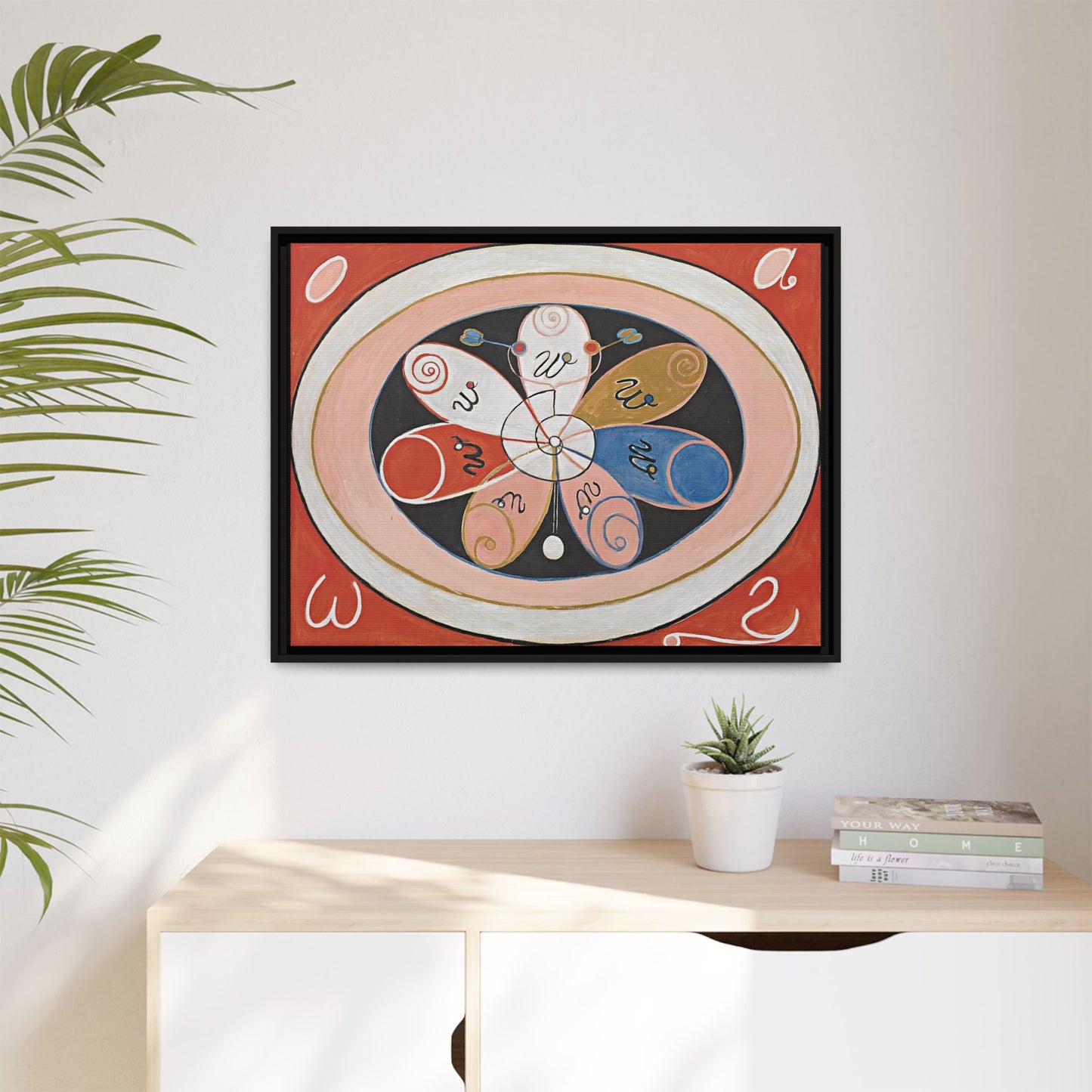 Evolution, No. 15, Group IV, The Seven-pointed Stars (1907) byHilma af Klint / Toile encadrée sur caisse américaine