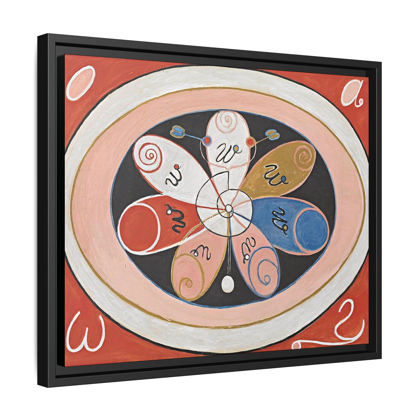 Evolution, No. 15, Group IV, The Seven-pointed Stars (1907) byHilma af Klint / Toile encadrée sur caisse américaine
