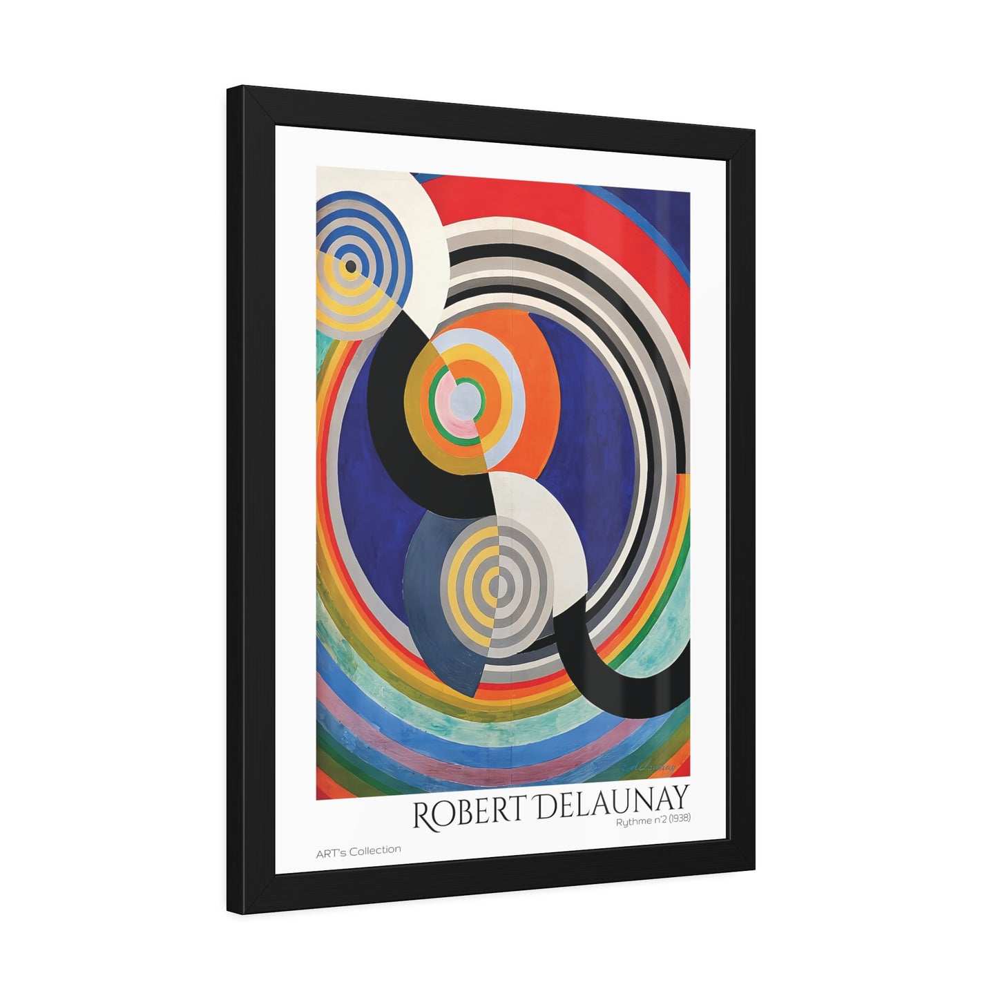 Rythme N.2 (1938) by Robert Delaunay / Affiche Encadrée série ART's Collection