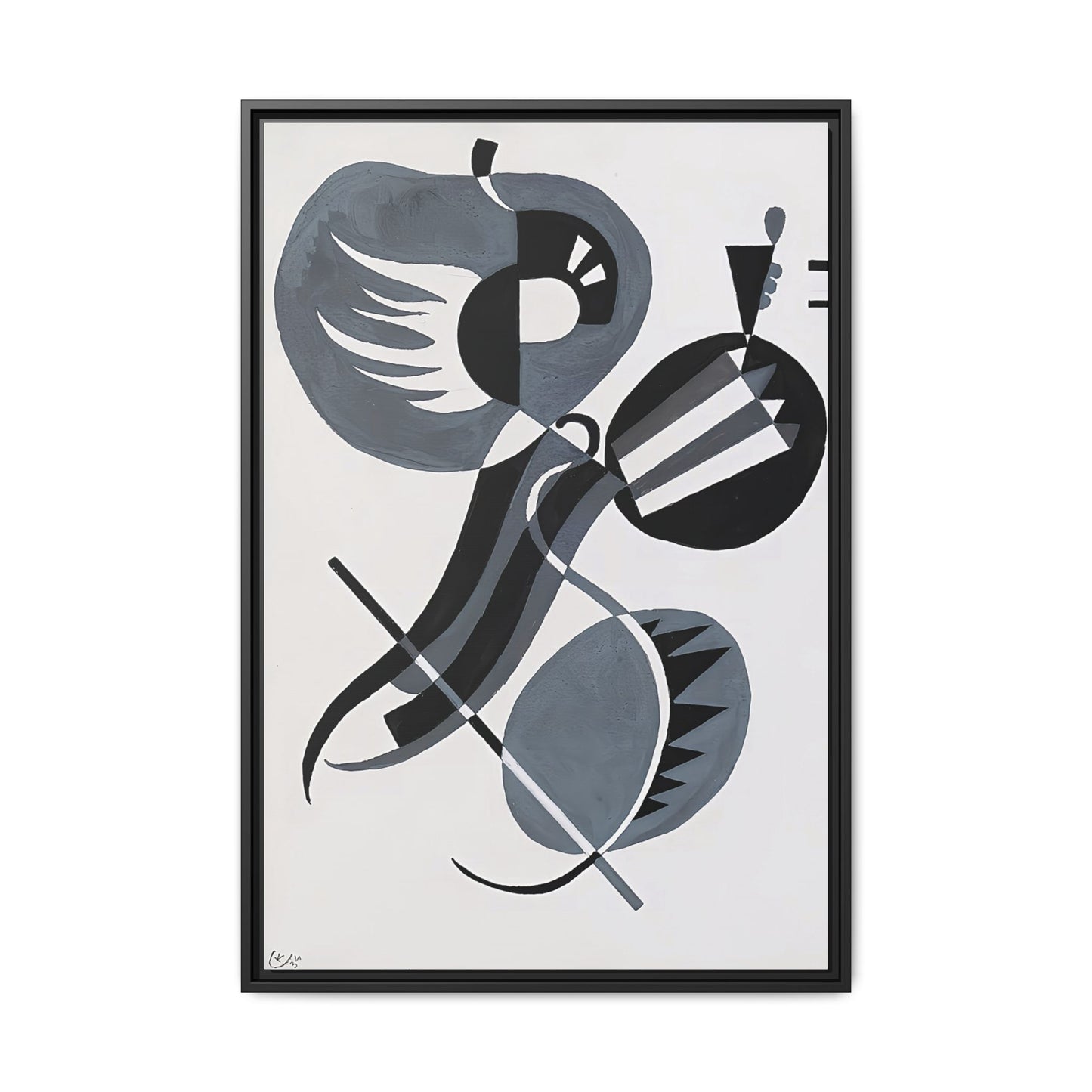 Wassily Kandinsky / No Title (1934) / Toile encadrée sur caisse américaine