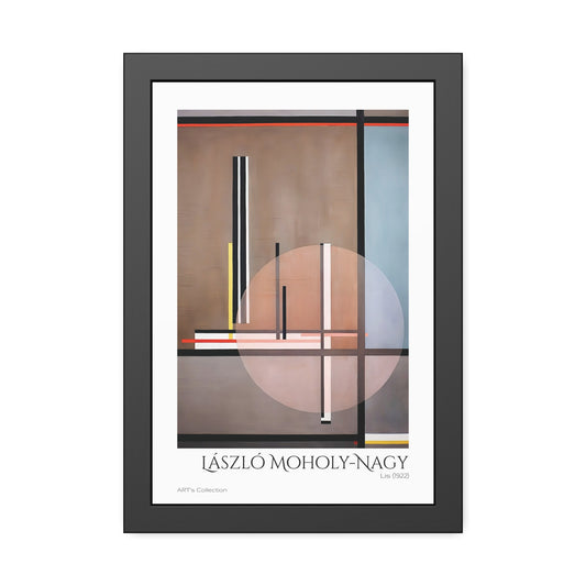 Lis (1922) by László Moholy-Nagy / Affiche Encadrée série ART's Collection