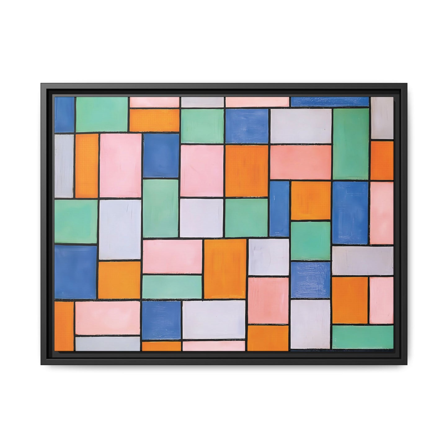 Composition in dissonances (1919) by Theo van Doesburg / Toile encadrée sur caisse américaine