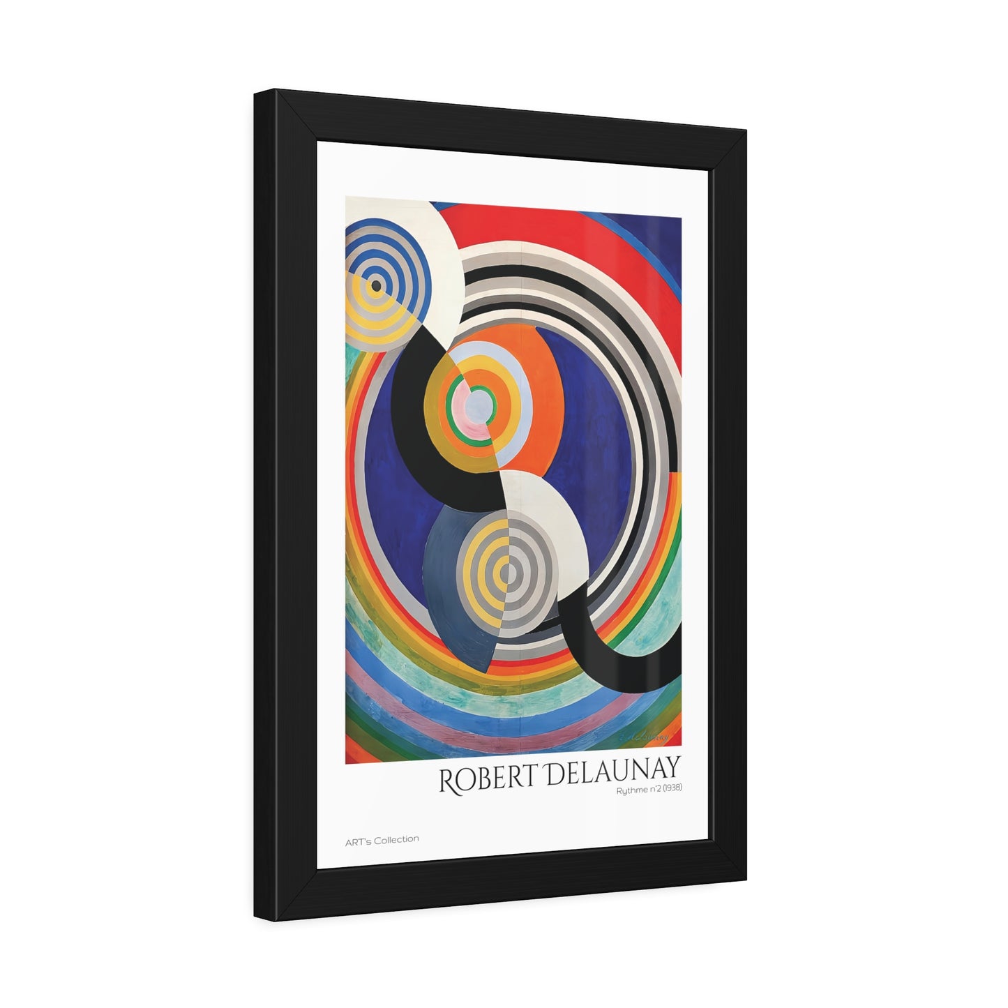 Rythme N.2 (1938) by Robert Delaunay / Affiche Encadrée série ART's Collection