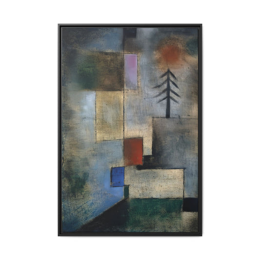 Small Picture of Fir Trees (1922) by Paul Klee / Toile encadrée sur caisse américaine