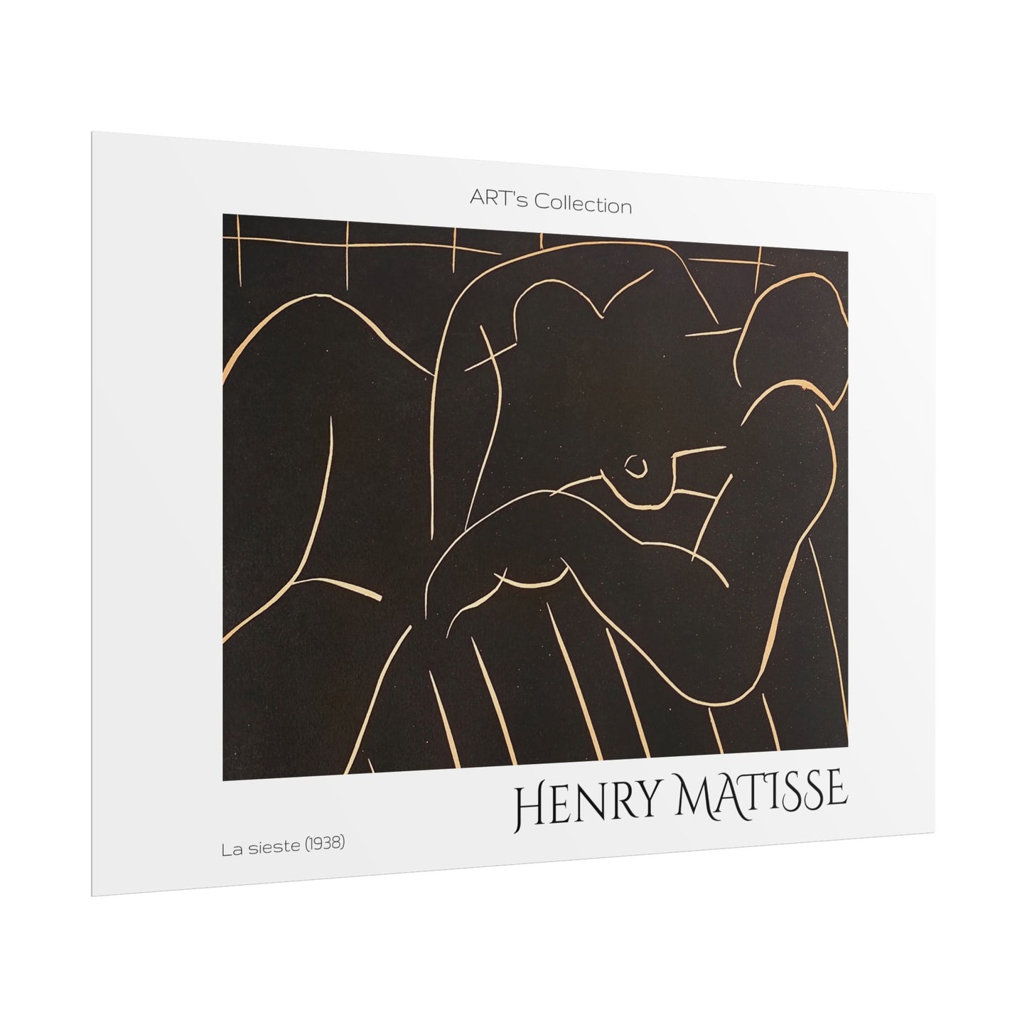 La sieste (1938) by Henry Matisse / Affiche imprimée - Série ART's Collection