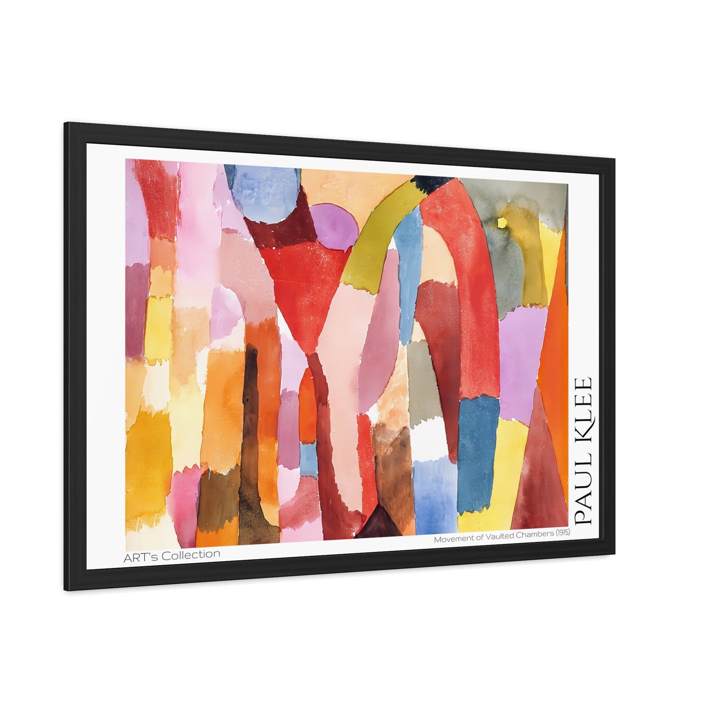 Movement of Vaulted Chambers (1915) by Paul Klee / Affiche Encadrée série ART's Collection