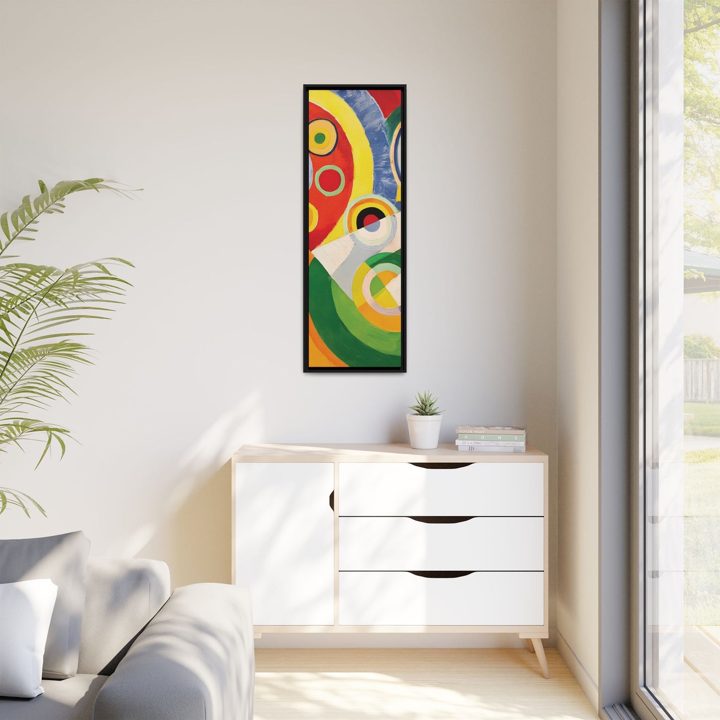 Rythme, Joie de vivre (1930) by Robert Delaunay / Toile encadrée sur caisse américaine