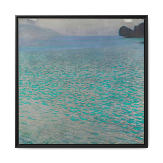 Attersee (1900) by Gustav Klimt / Toile encadrée sur caisse américaine
