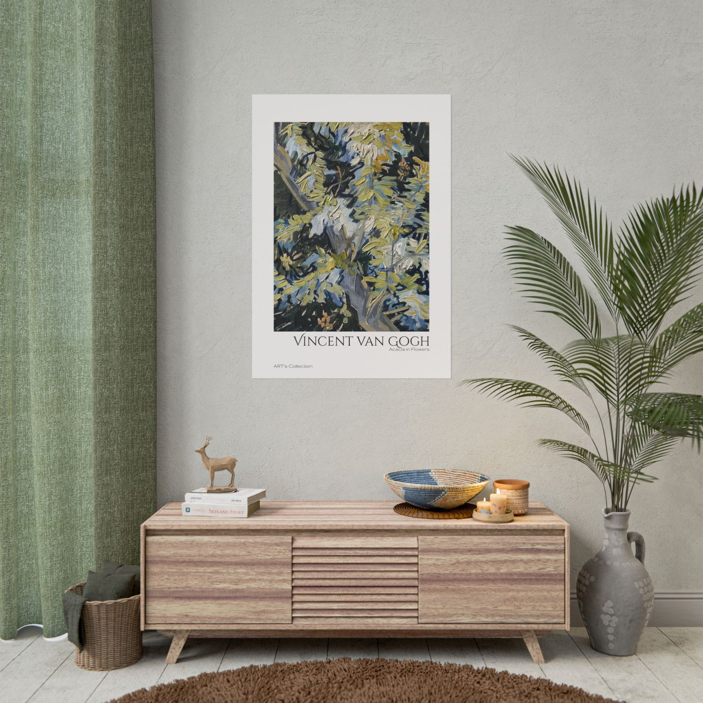 Acacia in Flowers by Vincent van Gogh / Affiche imprimée - Série ART's Collection