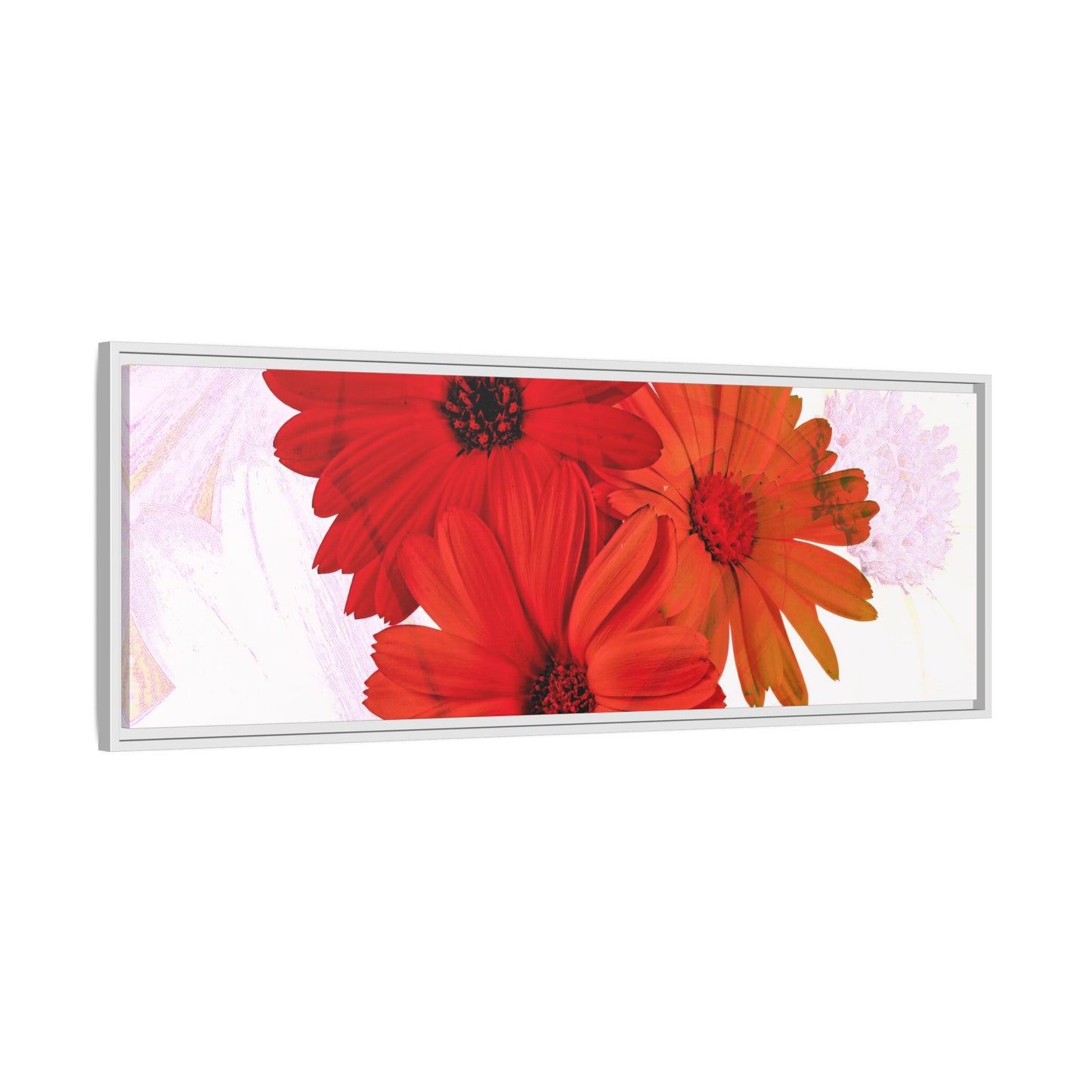 Collection Signature "FLORAL Numéro 20" sur Toile encadrée avec caisse américaine