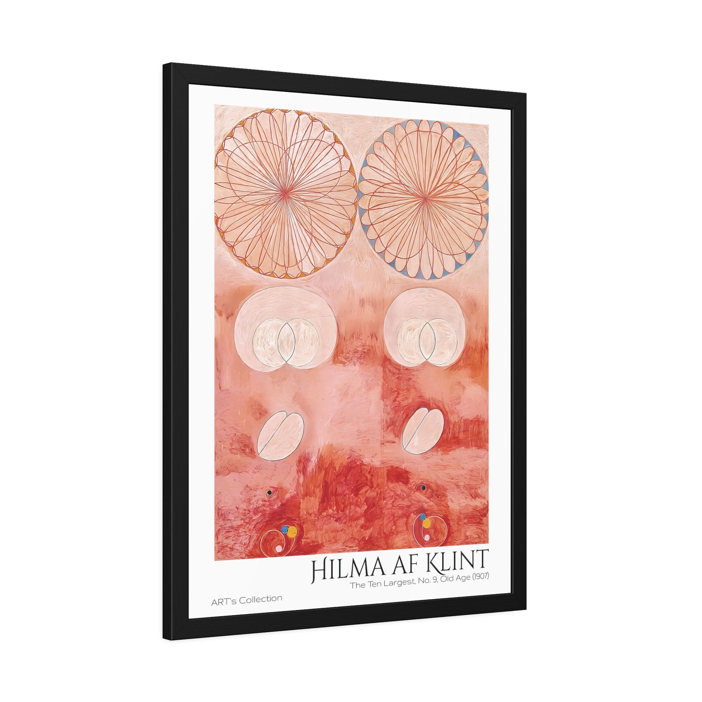 The Ten Largest, No. 9, Old Age (1907) by Hilma af Klint / Affiche Encadrée série ART's Collection