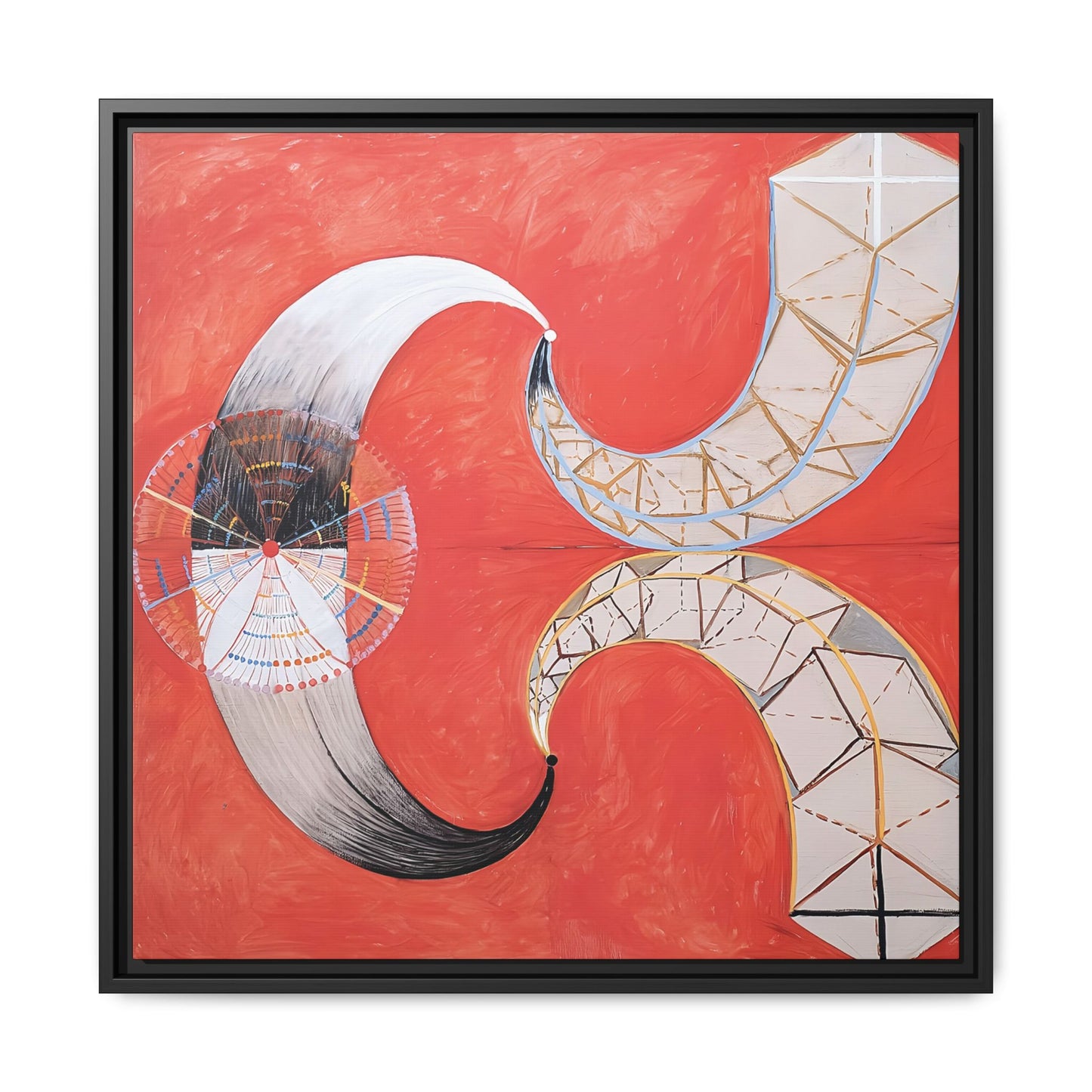 Group IX-SUW, The Swan, No. 9 (1915) by Hilma af Klint / Toile encadrée sur caisse américaine