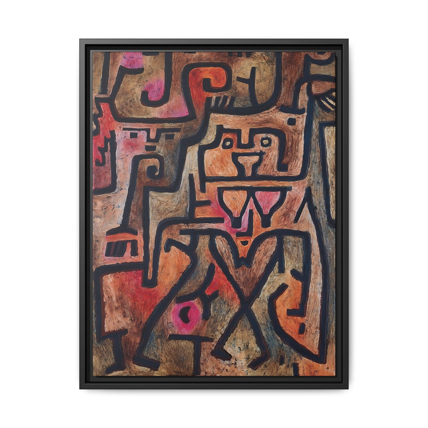 Forest Witches (1938) by Paul Klee / Toile encadrée sur caisse américaine