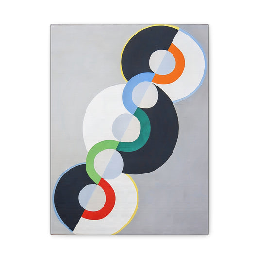 Endless_Rhythm by Robert Delaunay / Reproduction Fine Art sur Toile / Epaisseur 3,2cm - 1'25 po