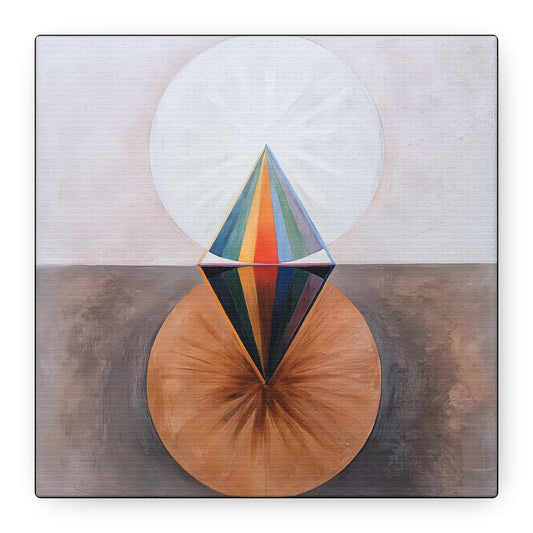 The Swan, No. 12, Group IX-SUW (1915) by Hilma af Klint / Reproduction Fine Art sur Toile / Large Epaisseur 3.2 cm - 1.25 inch