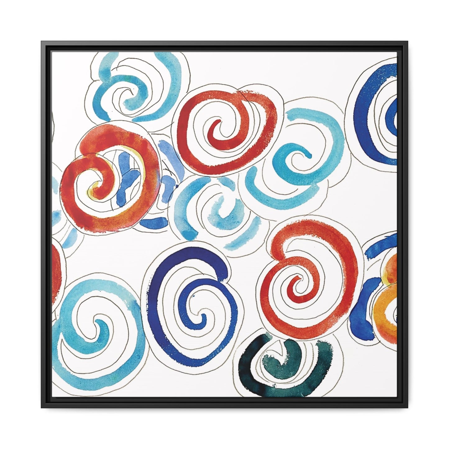 Escargots (1953) by Henri Matisse / Toile encadrée sur caisse américaine