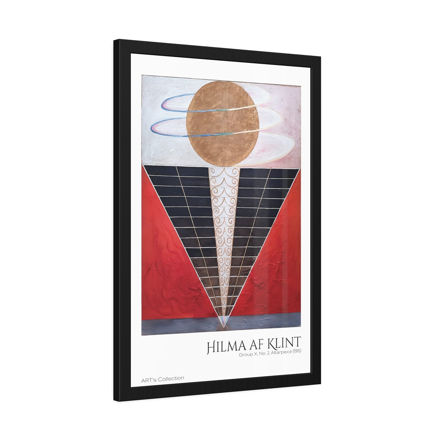 Group X No 2 Altarpiece (1915) by Hilma af Klint / Affiche Encadrée série ART's Collection