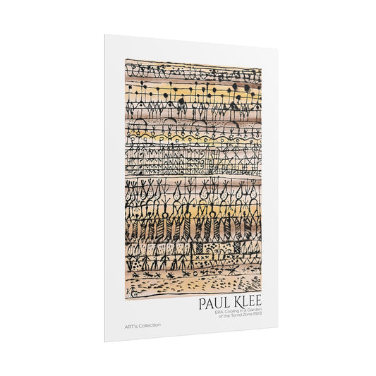 ERA. Cooling in a Garden of the Torrid Zone (1923) by Paul Klee / Affiche imprimée - Série ART's Collection