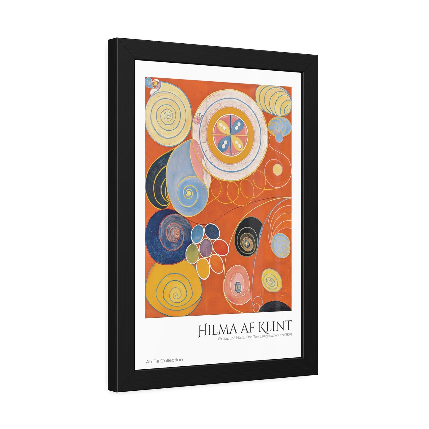 Group IV, No. 3. The Ten Largest, Youth (1907) by Hilma af Klint / Affiche Encadrée série ART's Collection