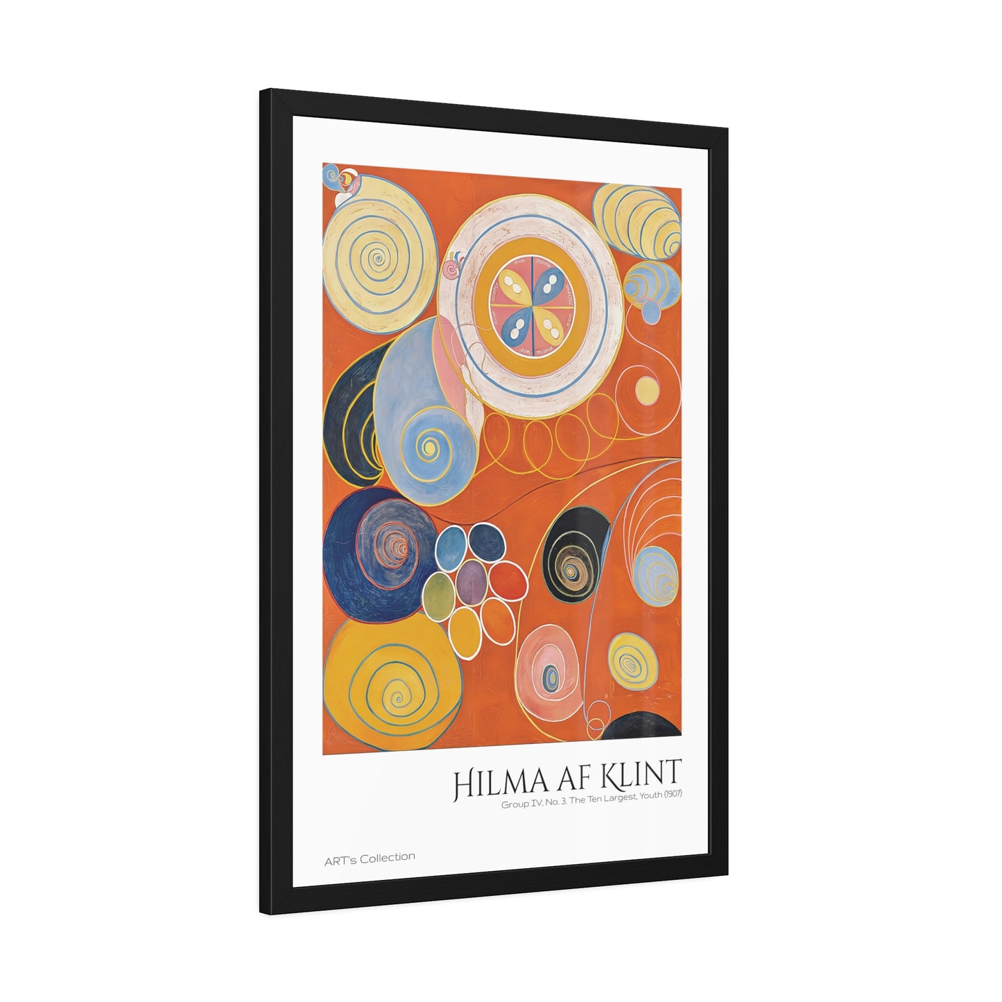 Group IV, No. 3. The Ten Largest, Youth (1907) by Hilma af Klint / Affiche Encadrée série ART's Collection