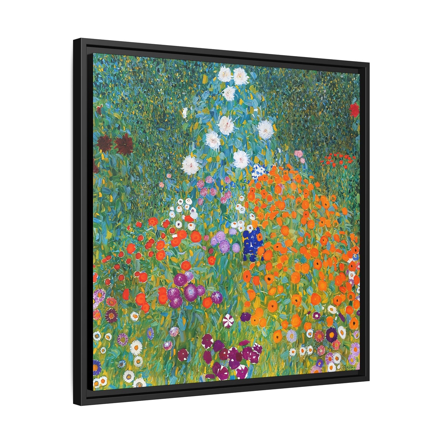 Cottage Garden (1905-1907) by Gustav Klimt / Toile encadrée sur caisse américaine