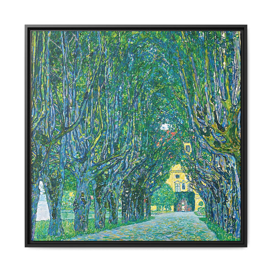 Avenue to the Kammer Castle (1912) by Gustav Klimt / Toile encadrée sur caisse américaine