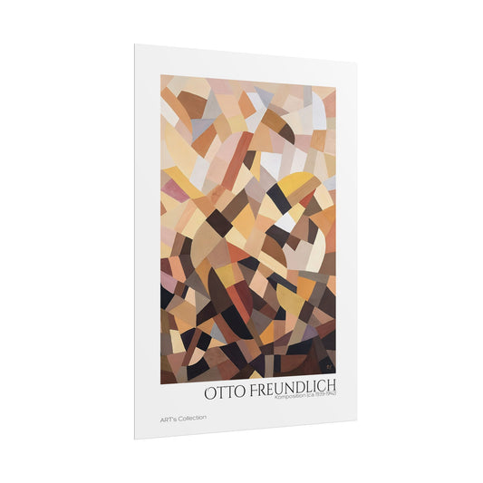 Komposition (ca 1939-1942) by Otto Freundlich / Affiche imprimée - Série ART's Collection