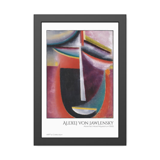 Abstract Head Mysterium (1925) by Alexej von Jawlensky / Affiche Encadrée série ART's Collection