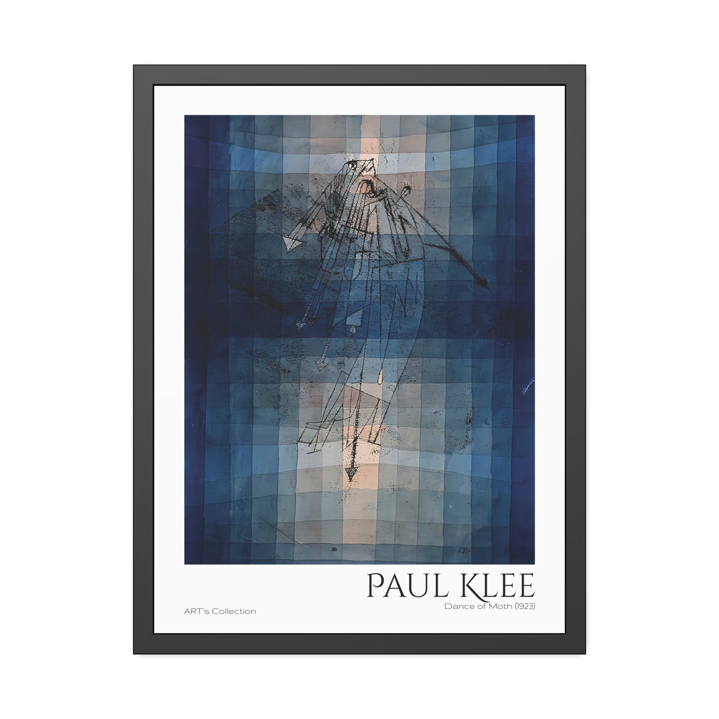Dance of Moth (1923) by Paul Klee / Affiche Encadrée série ART's Collection
