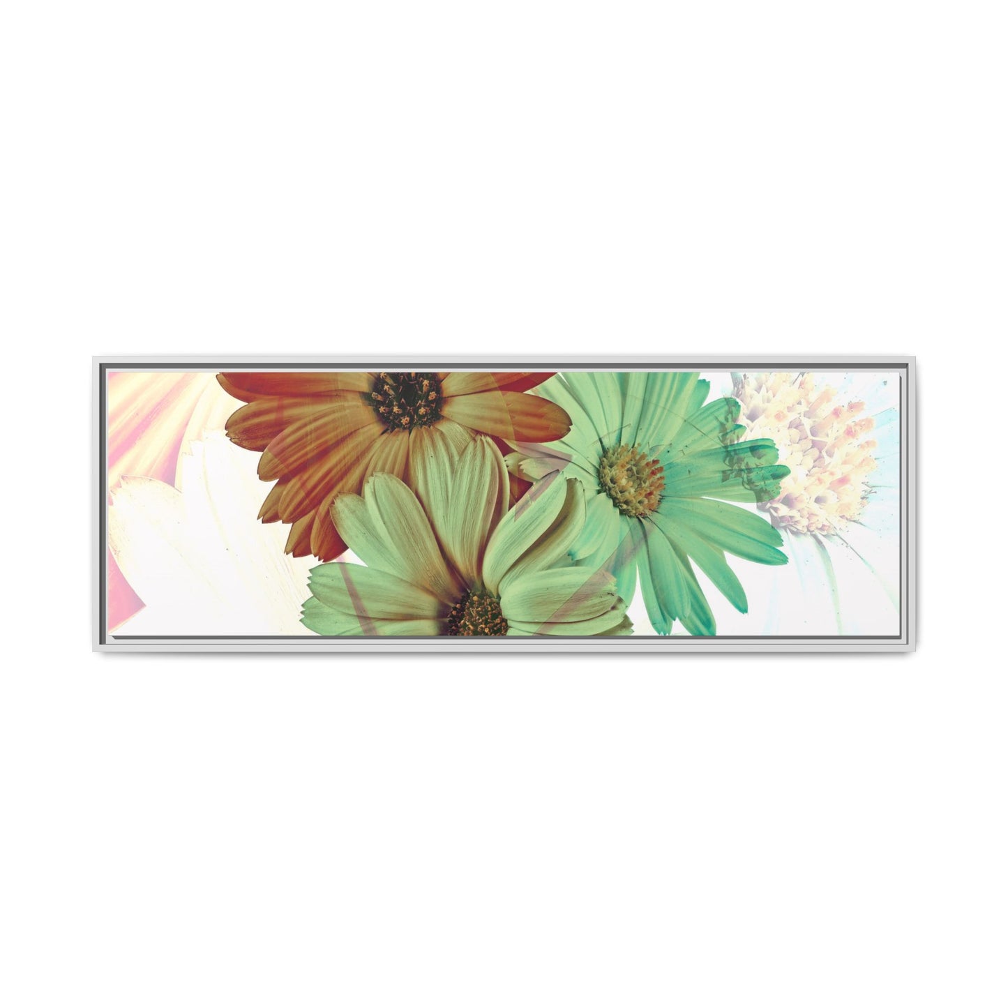 Collection Signature "FLORAL Numéro 14" sur Toile encadrée avec caisse américaine