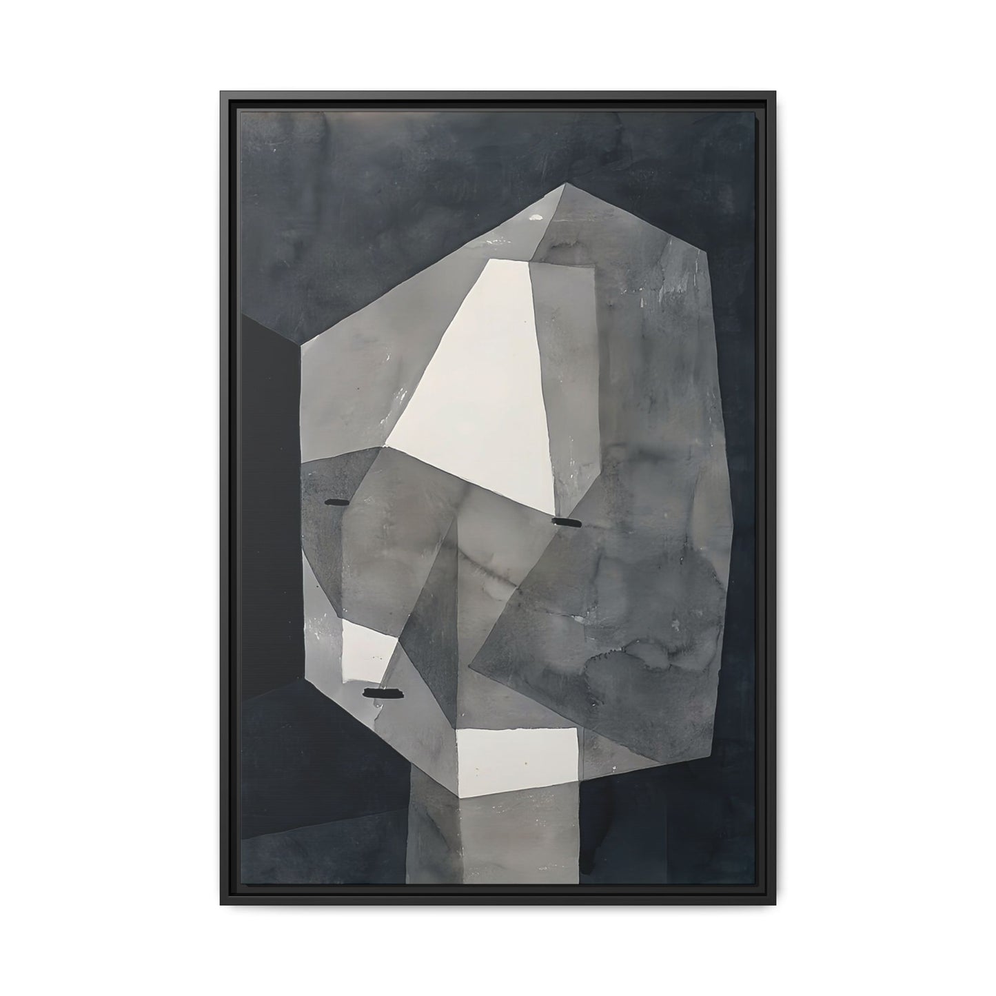 Rough-Cut Head (1935) by Paul Klee / Toile encadrée sur caisse américaine