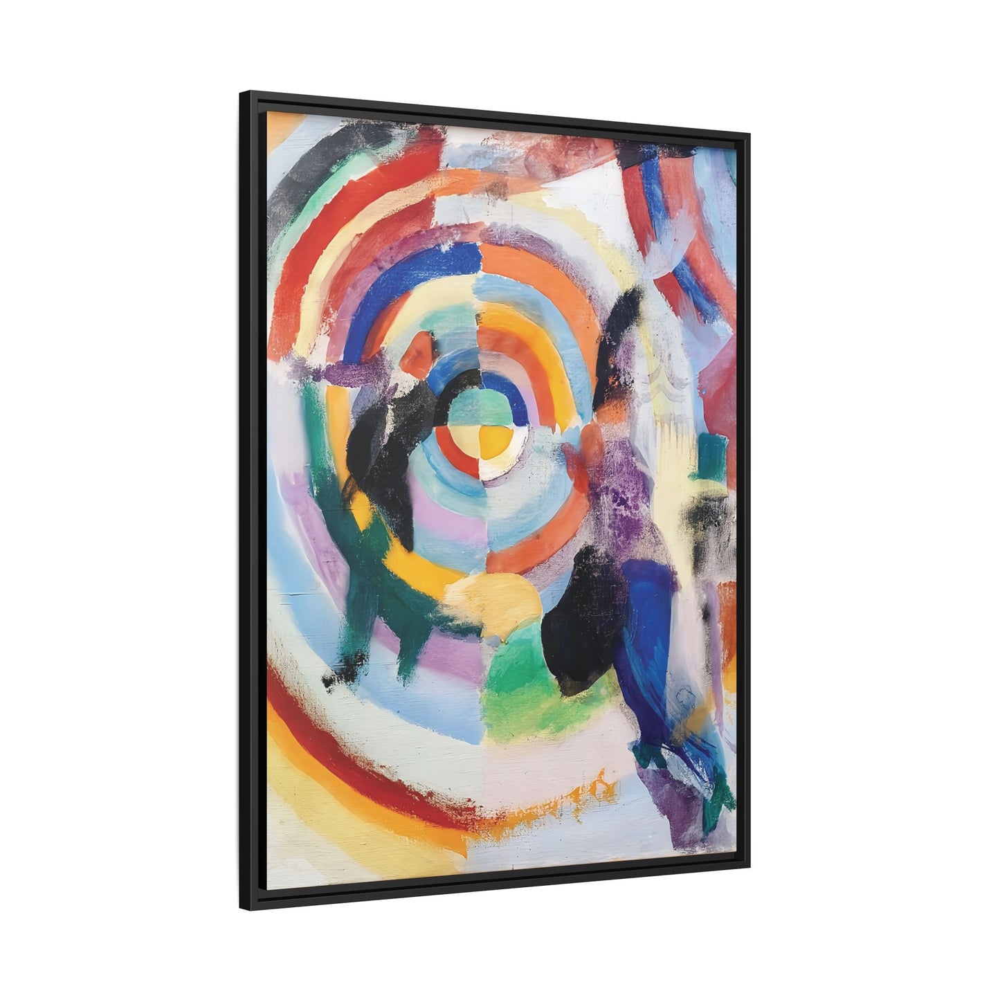 Crimes of Passion (1914) by Robert Delaunay / Toile encadrée sur caisse américaine