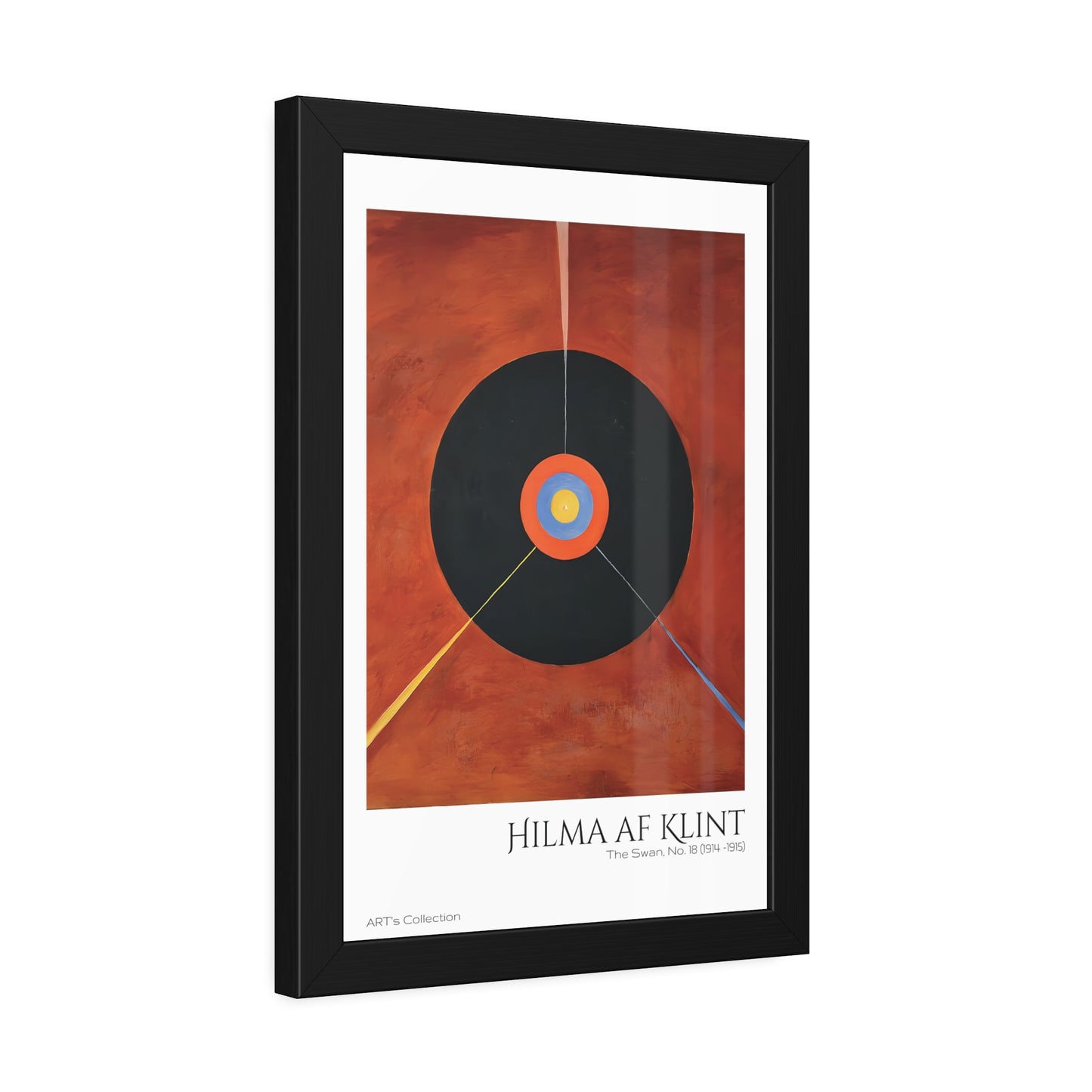 The Swan, No. 18 (1914 -1915) by Hilma af Klint / Affiche Encadrée série ART's Collection