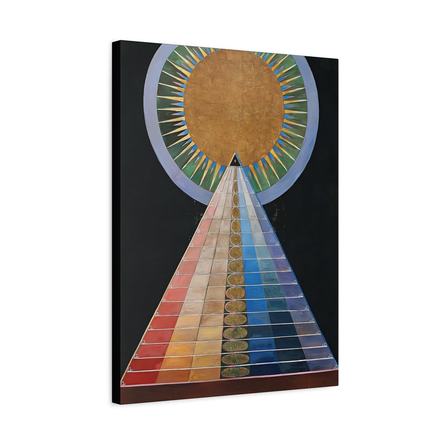 Altarpiece No. 1 Group X (1915) by Hilma af Klint / Reproduction Fine Art sur Toile / Epaisseur 3.2 cm - 1.25 inch