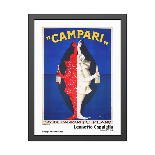 Campari (1921) by Leonetto Cappiello / Affiche Encadrée Série Vintage Ads Collection