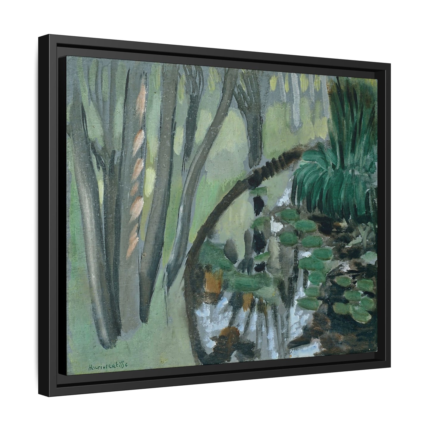 Le ruisseau, Maintenon (1918) by Henri Matisse / Toile encadrée sur caisse américaine