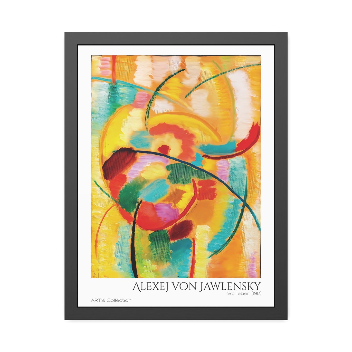 Stillleben (1917) by Alexej von Jawlensky / Affiche Encadrée série ART's Collection
