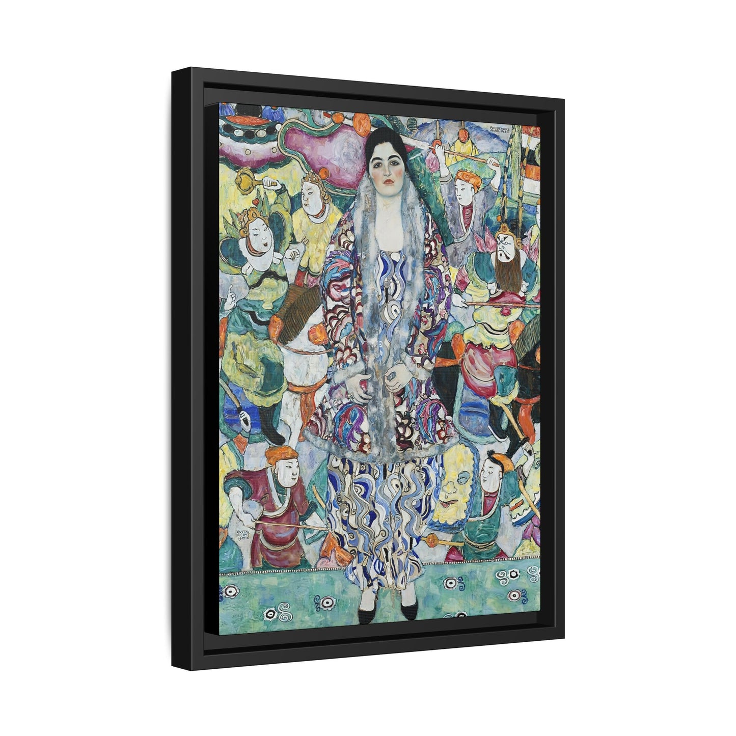 Portrait of Friederike Maria Beer (1916) by Gustav Klimt / Toile encadrée sur caisse américaine