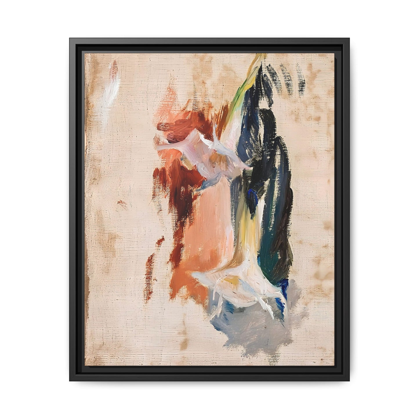 Study of a flower by Jan Ciaglinski / Toile encadrée sur caisse américaine