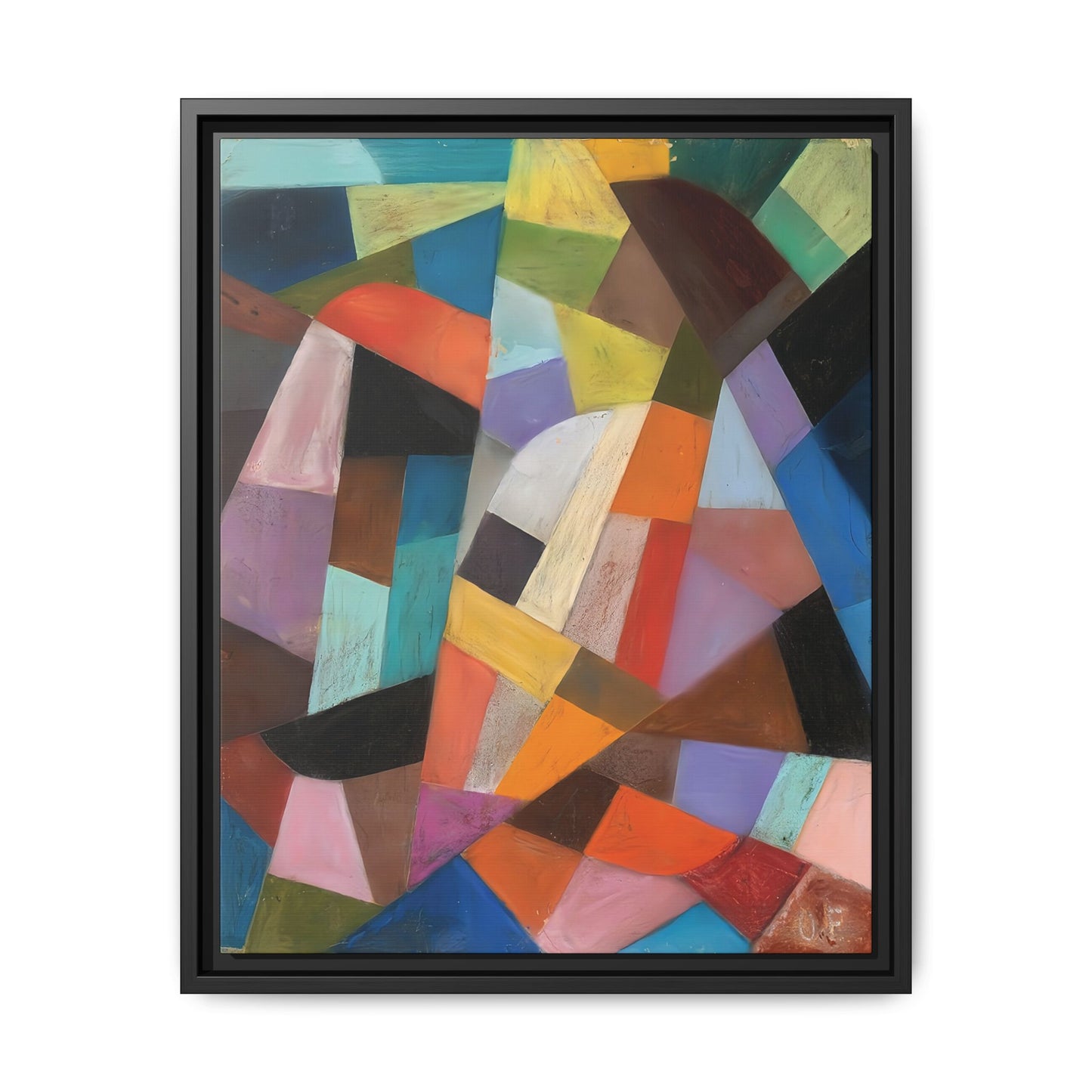 Untitled (1938) by Otto Freundlich / Toile encadrée sur caisse américaine