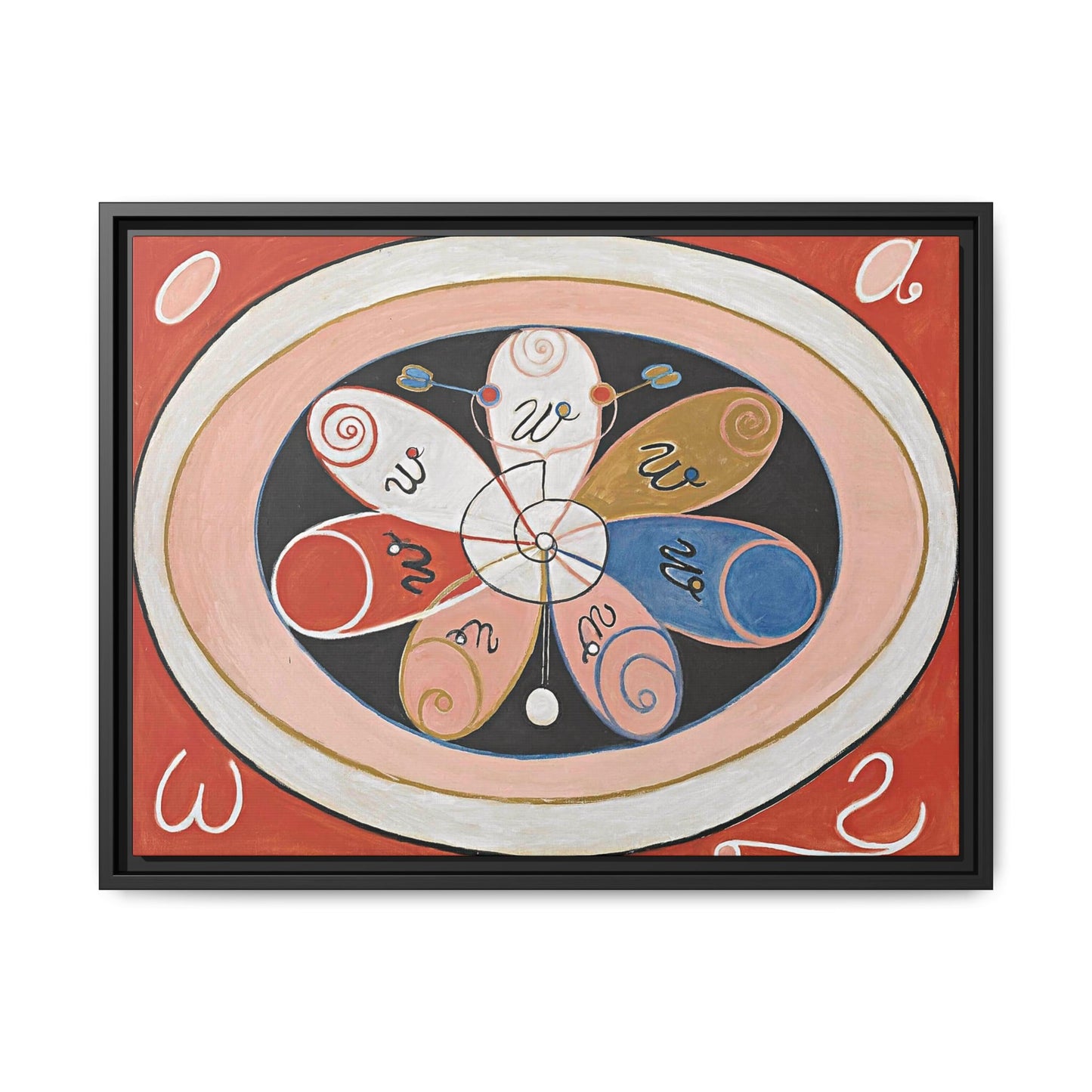 Evolution, No. 15, Group IV, The Seven-pointed Stars (1907) byHilma af Klint / Toile encadrée sur caisse américaine