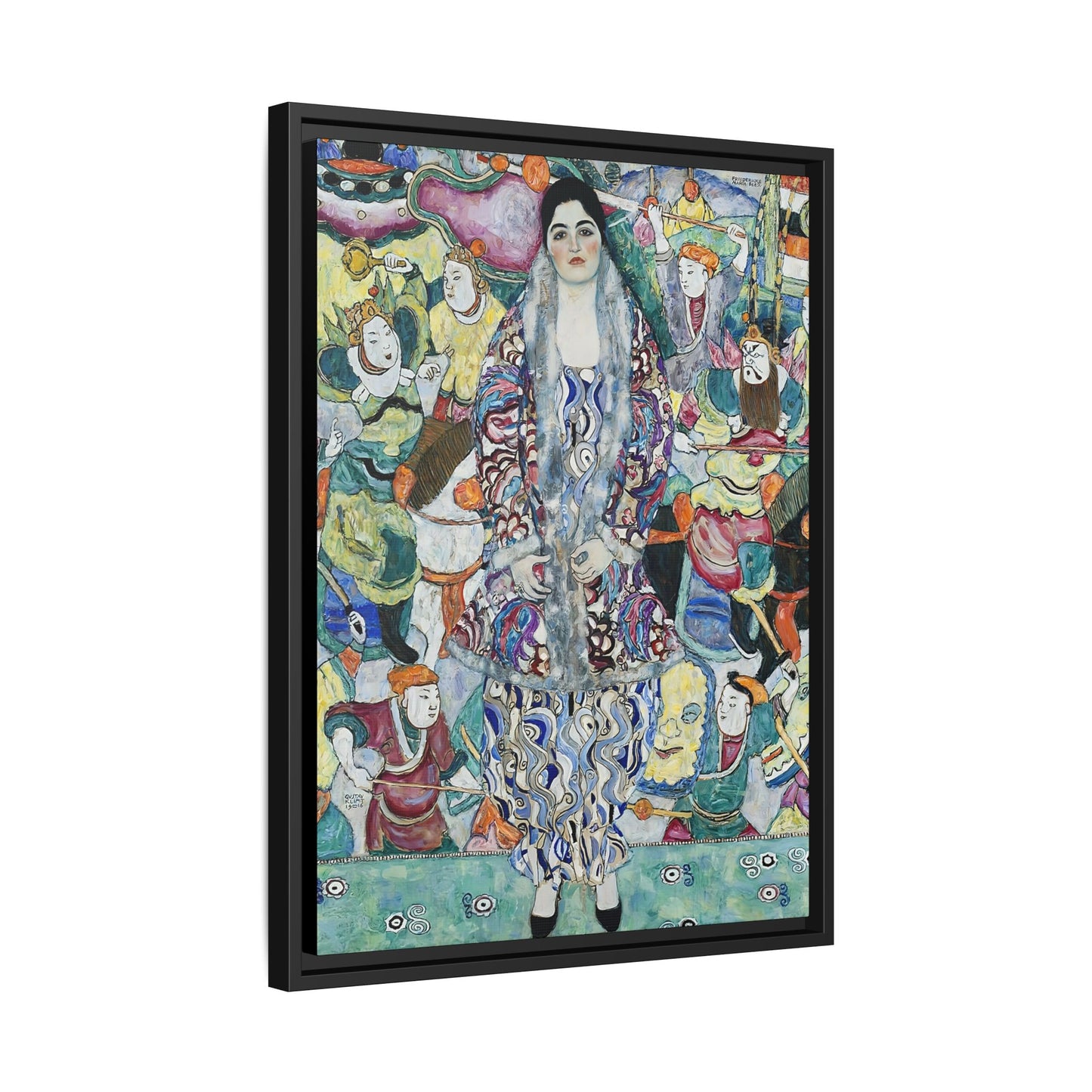 Portrait of Friederike Maria Beer (1916) by Gustav Klimt / Toile encadrée sur caisse américaine