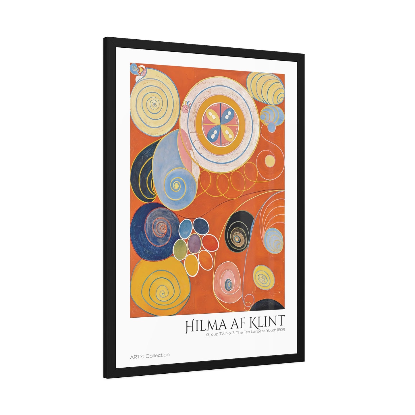 Group IV, No. 3. The Ten Largest, Youth (1907) by Hilma af Klint / Affiche Encadrée série ART's Collection
