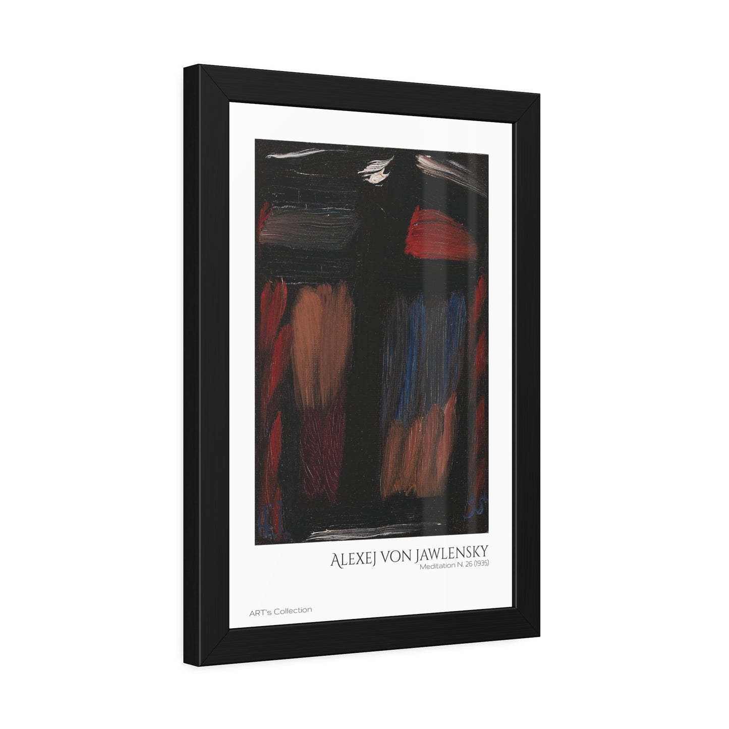 Meditation N. 26 (1935) by Alexej von Jawlensky / Affiche Encadrée série ART's Collection
