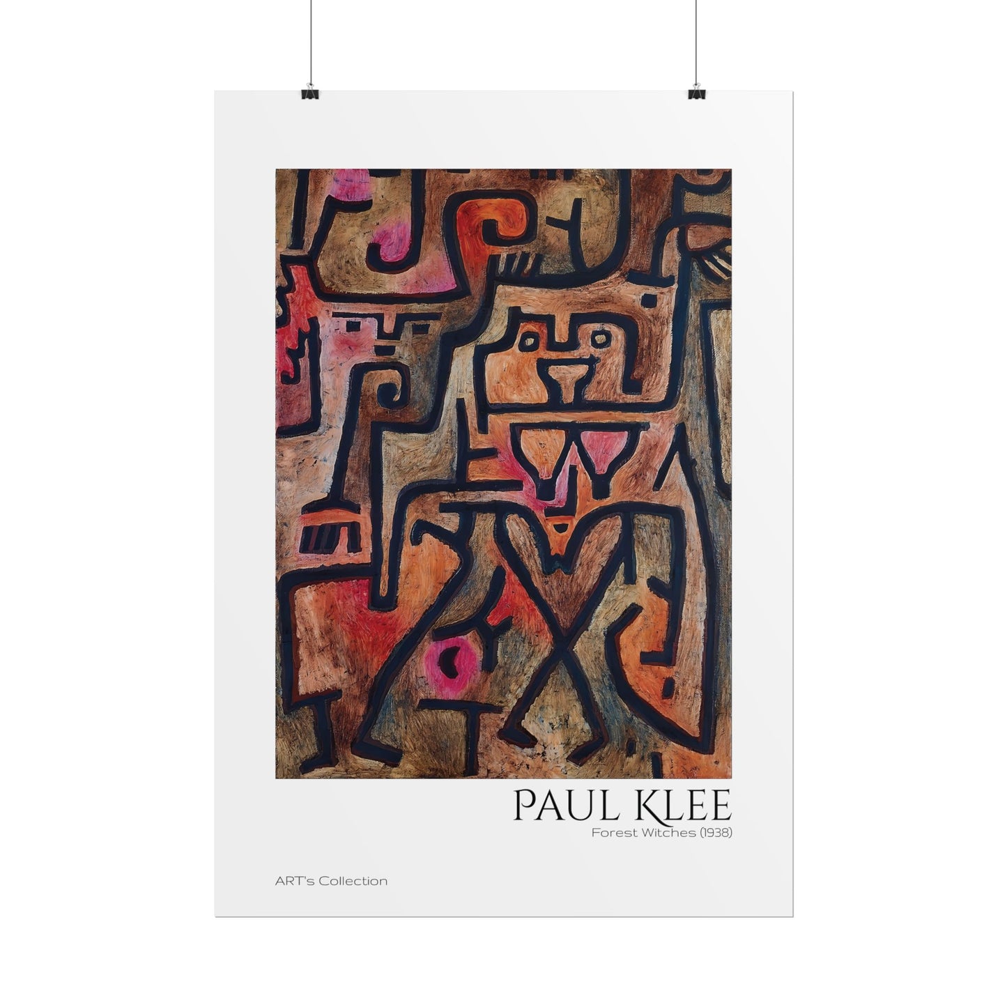 Forest Witches (1938) by Paul Klee / Affiche imprimée - Série ART's Collection